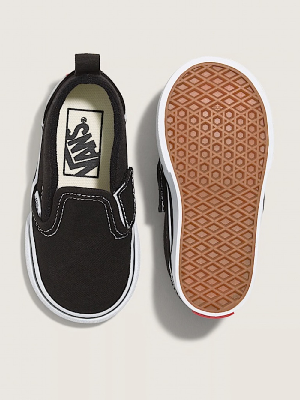 NWT VANS TODDLER SLIP ON IN BLACK SIZE 8 TODDLER - Picture 3 of 9